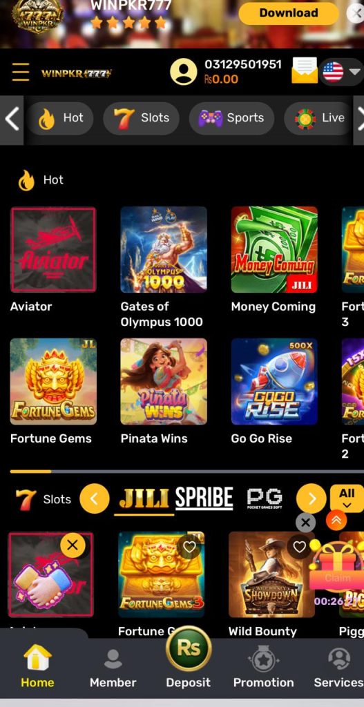 WinPkr777 Game

