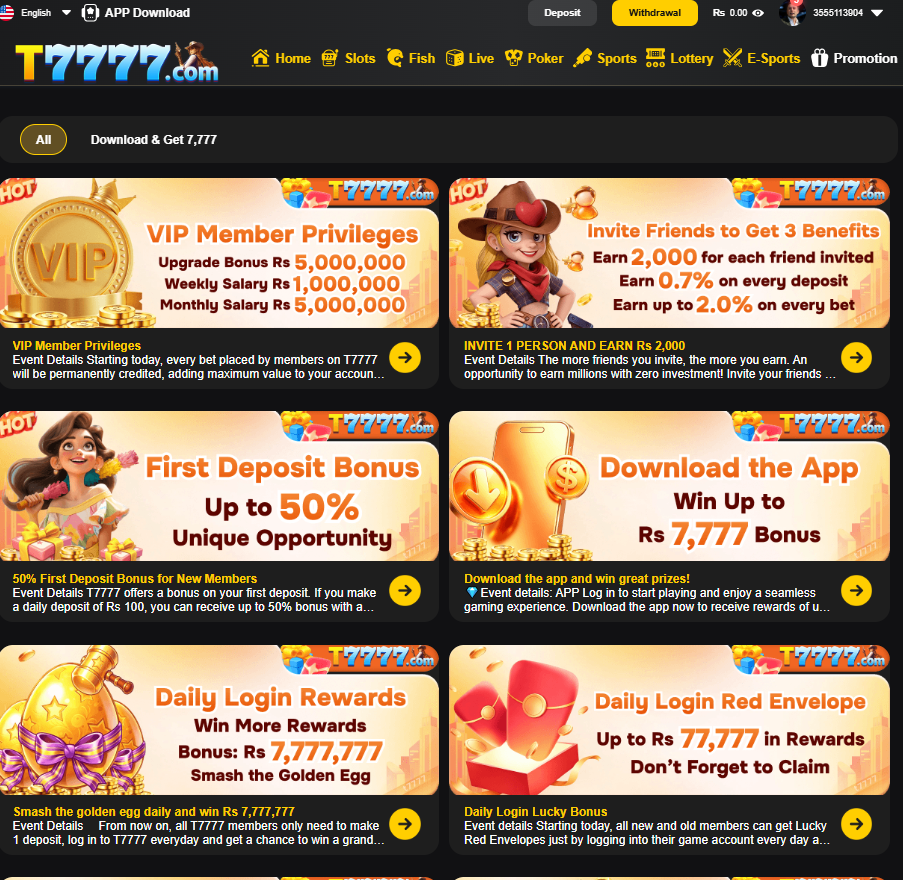 T7777 Game